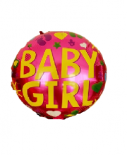 Balon "baby girl" soare