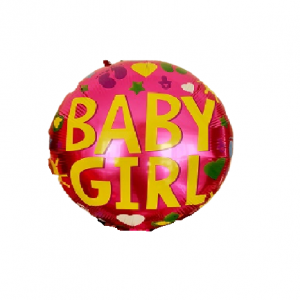 Balon "baby girl" soare