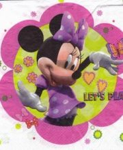 Servetele Minnie Mouse floare