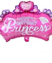 Balon coroana" Happy Birthday princess"