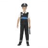 Costum carnaval politist alb cu negru (pentru baieti)
