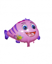 Balon folie peste roz