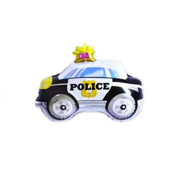 Balon folie masina politie