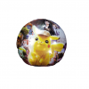 Balon folie rotund Pikachu din Pokemon