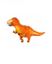 Balon folie dinozaur T-Rex portocaliu