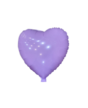 Balon folie inima mov