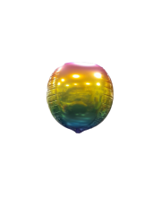 Balon folie rotund sfera curcubeu