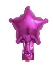 Balon folie mic stea roz