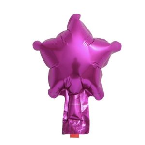 Balon folie mic stea roz