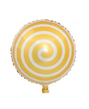 Balon folie rotund acadea galbena