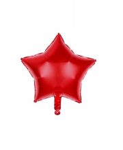 Balon folie stea rosie