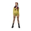 costum Body galben din plasa