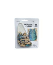 Mini puzzle lemn Wolf