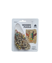Mini puzzle lemn Giraffe