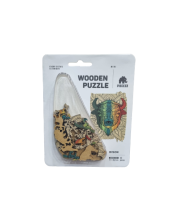 Mini puzzle lemn Bison