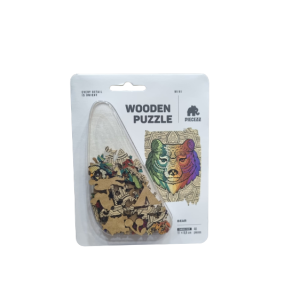 Mini puzzle lemn Bear