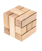Cub lemn 3D