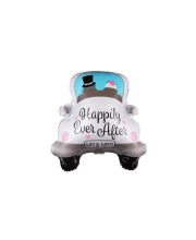 balon folie nunta masinuta HAPPILY EVER AFTER