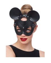 Masca soricel din piele neagra