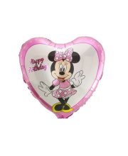 Balon folie inima Minnie Mouse