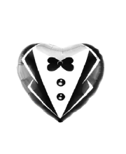 Balon folie inima frac MR