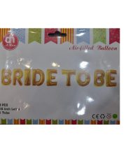 Set litere individuale aurii Bride to be