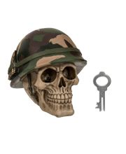 Pusculita craniu army cu cheie