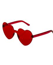 Ochelari din plastic inimioare