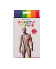 Costum de baie curcubeu pentru barbati, mankini