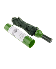 Umbrela de buzunar sticla de vin alb