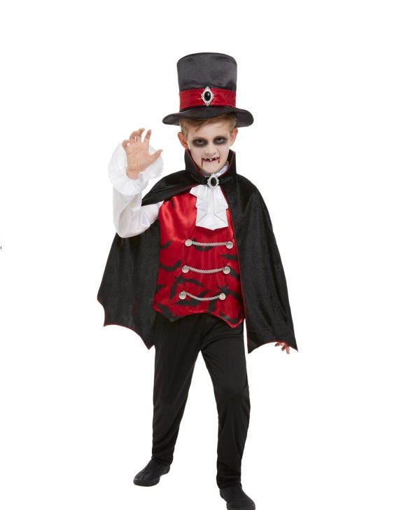 Costum Halloween vampir cu joben