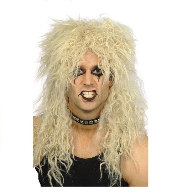 Peruca rocker blonda lunga