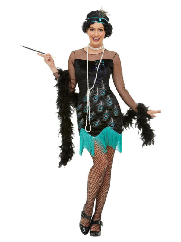 Costum Rochie Pene Paun Anii 20