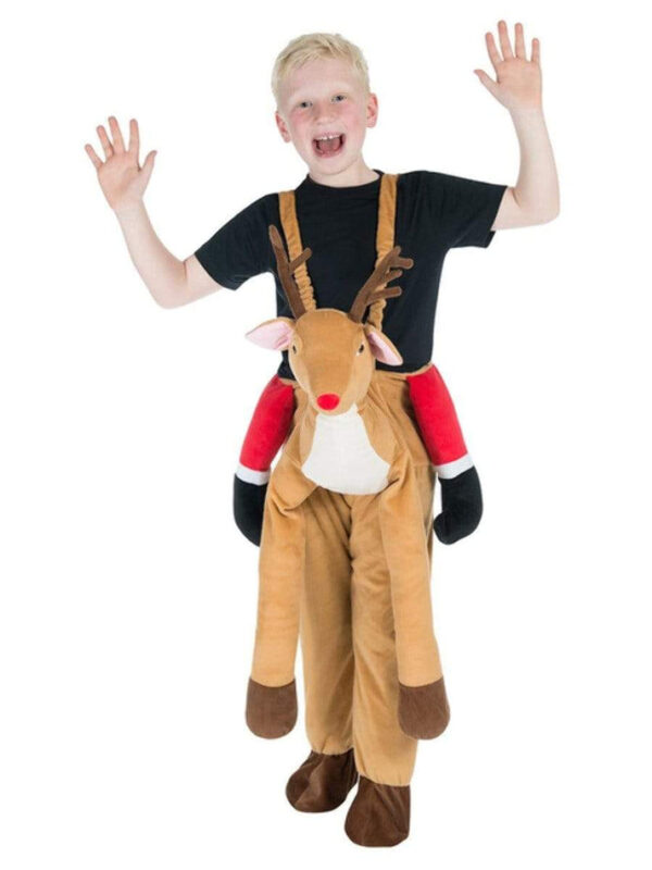 Costum baiat calare pe ren