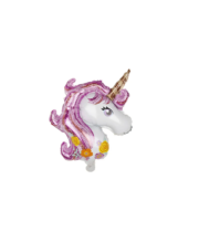 Balon mediu unicorn roz