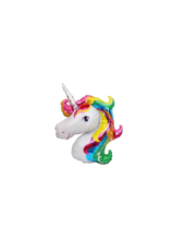 Balon mediu unicorn colorat