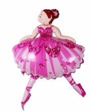 Balon Folie Balerina roz
