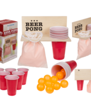 Beer pong cu 12 pahare si 12 mingi