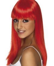 Peruca Glamourama, Neon Red