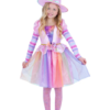 Costum vrajitoare curcubeu (pentru fete)
