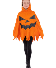 Poncho dovleac Halloween