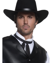 Palarie Western Gunslinger, neagra